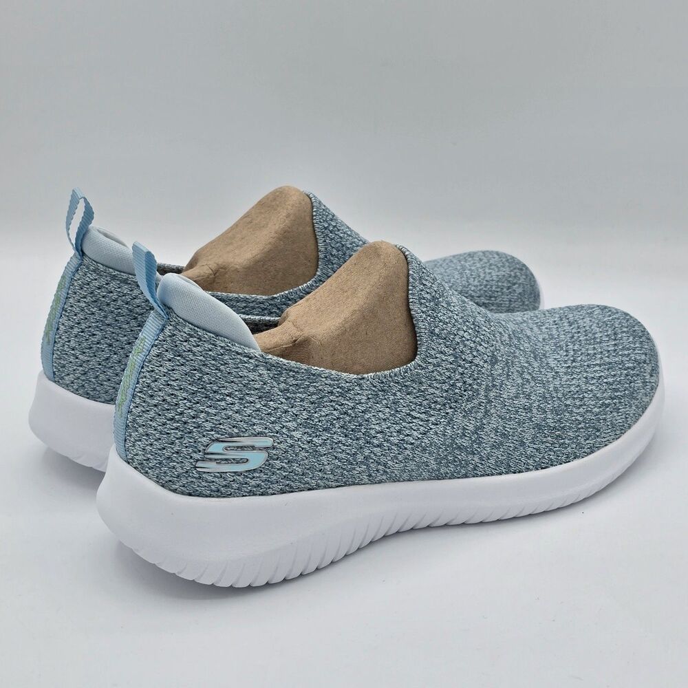 Skechers Ultra Flex Harmonious Slip On Shoes Light Blue Women’s Size 6.5 - Picture 4 of 7